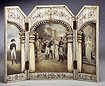 French ivory triptychon of Napoleon